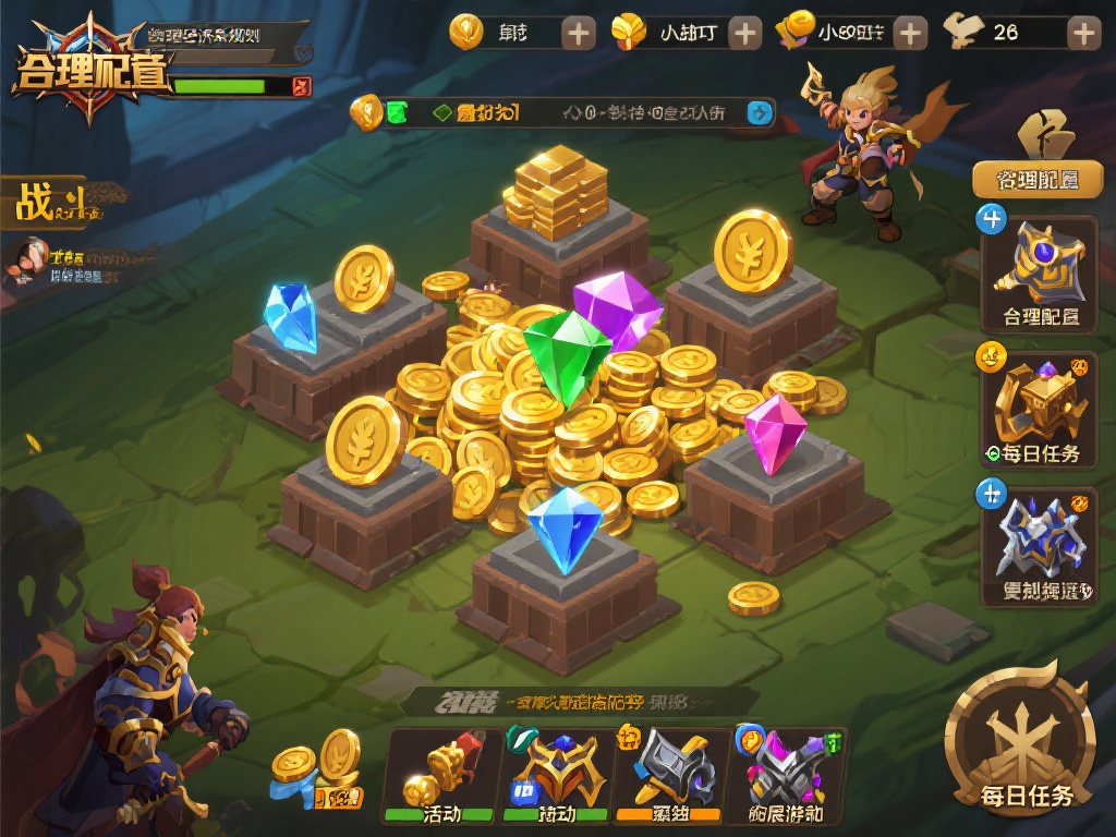 在游戏中，资源的合理配置往往决定了一场战斗的胜负以